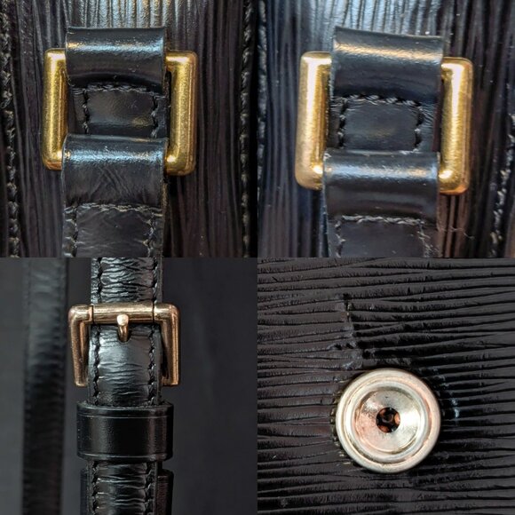 LOUIS VUITTON Saint Cloud Epi Leather PM Crossbody in Black - Picture 10 of 16